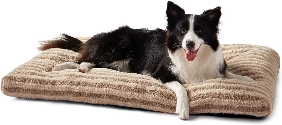 FURTIME Washable Dog Bed Large Sized Dogs, Deluxe Medium Dog Crate Beds