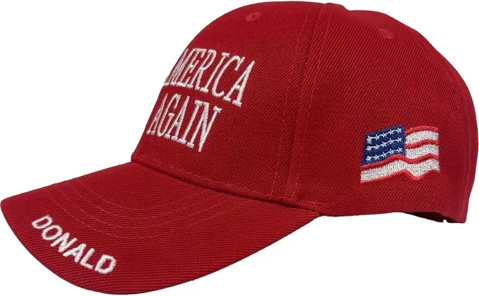 Trump 2020 Hut – Keep America Great 3D Stickerei Amerikanische Flagge Donald Trump MAGA Baseball Cap