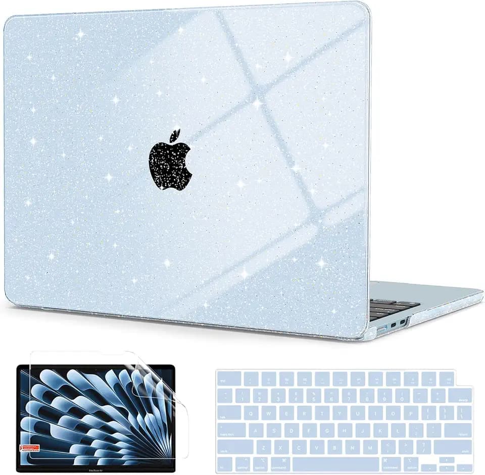G JGOO Compatible with MacBook Air 13 inch Case 2026 2025-2022 M5 M4 M3 M2