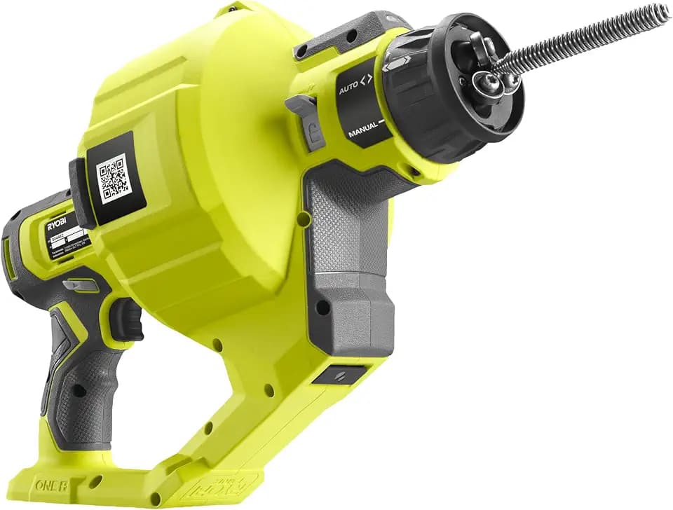 RYOBI 18 V ONE+ Akku-Rohrreinigungsgerät R18DA-0, 6 mm Kabeldurchmesser, ohne Akku und Ladegerät