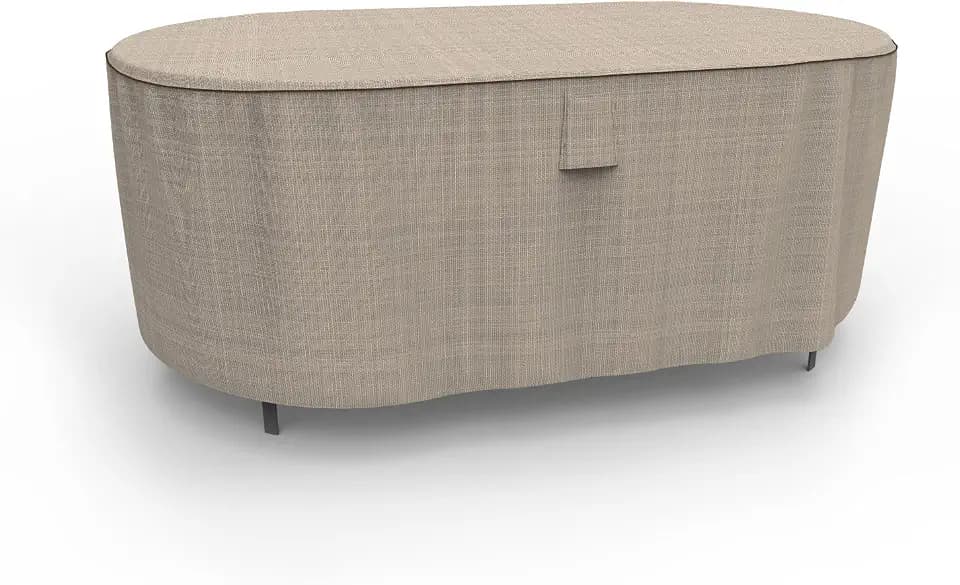 Budge English Garden Waterproof Oval Patio Table Cover, Small