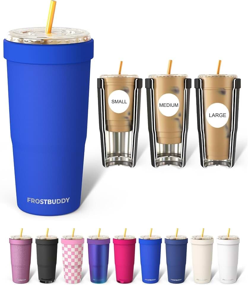 Frost Buddy Togo Buddy 30oz Tumbler - Spill-Proof Flip Lid (Royal Blue)