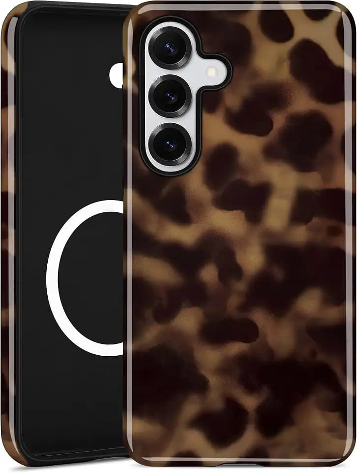 Magnetic Tortoise Shell Case for Samsung Galaxy S25