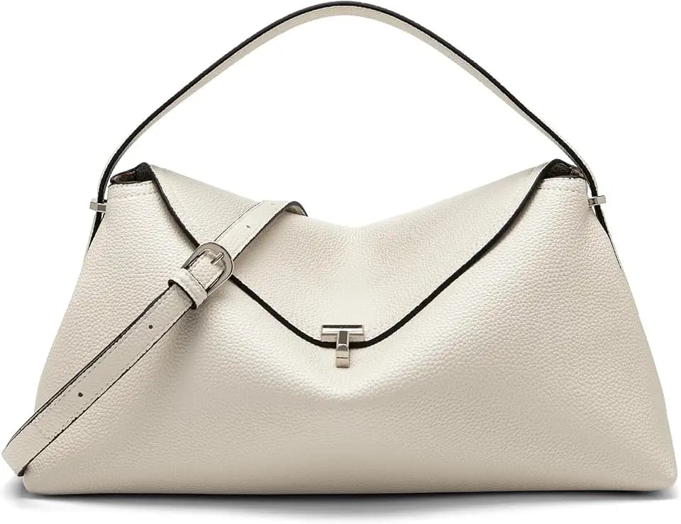 Women's Microfiber Leather Crossbody Bags, T Lock Handbags