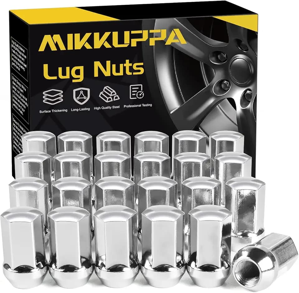 MIKKUPPA M14x1.5 Lug Nuts 24PCS, Replacement for Chevy GMC Buick OEM Wheel