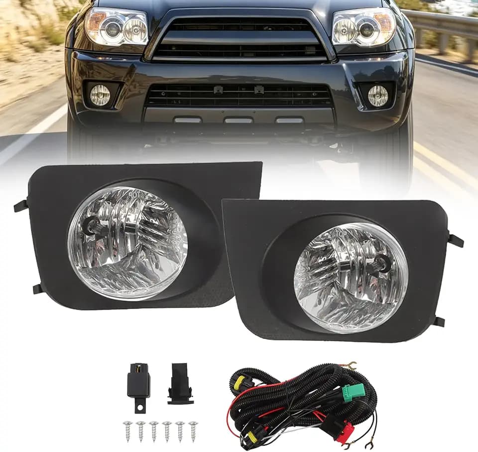 Fog Lights Assembly Compatible with 4Runner 2006 2007 2008 2009