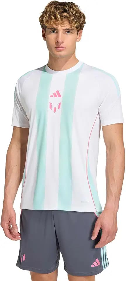 adidas Mens Messi Jersey Soccer Cleats - White