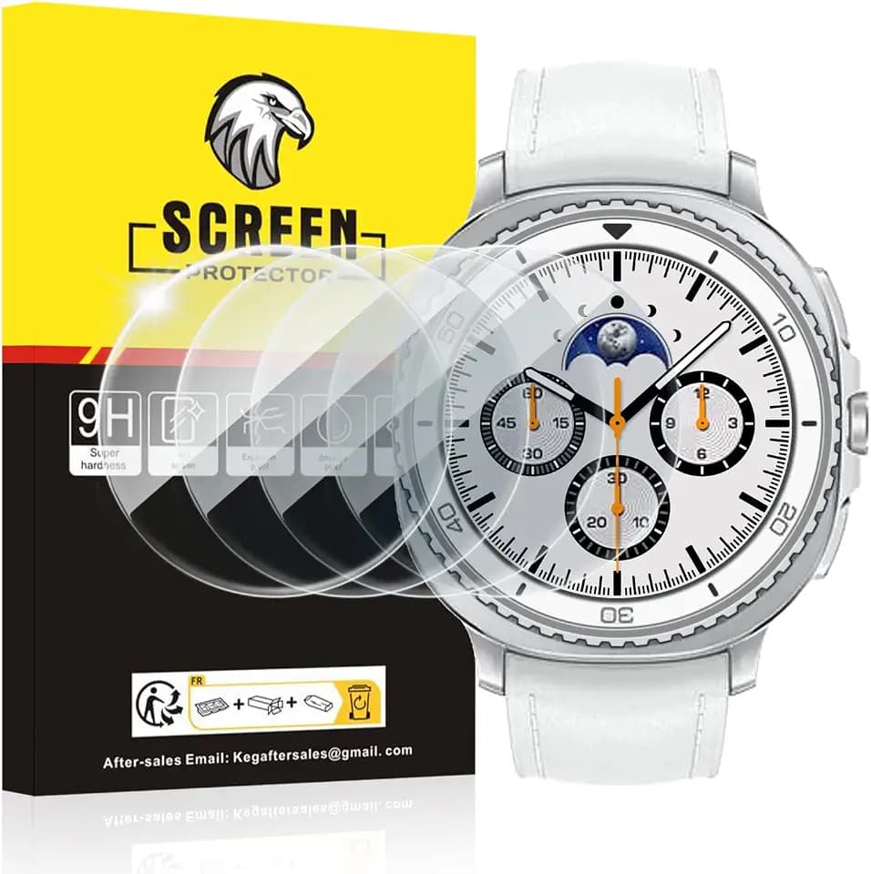 SPGUARD 4 Pack for Samsung Galaxy Watch 8 Classic 46mm Screen Protector