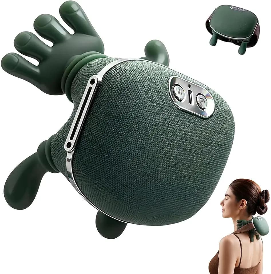 4D Bionische Hand Nackenmassagegerät, Nackenmassagegerät mit Wärme