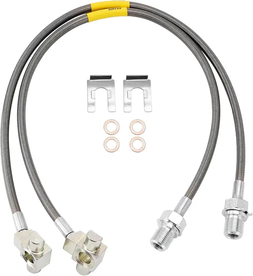 2PCS Stainless Steel Front Brake Lines 89340S