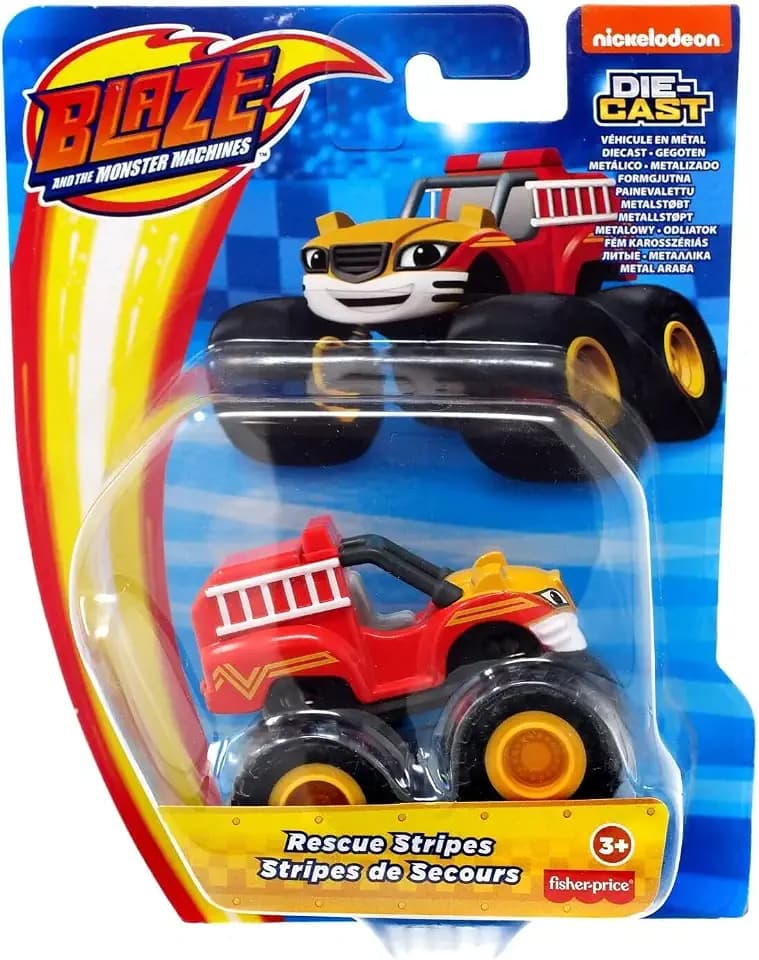 Blaze Rettungsfahrzeug Krankenwagen-Figur, Kind, Kinder (unisex), grün, 14 x 7 x 18 cm