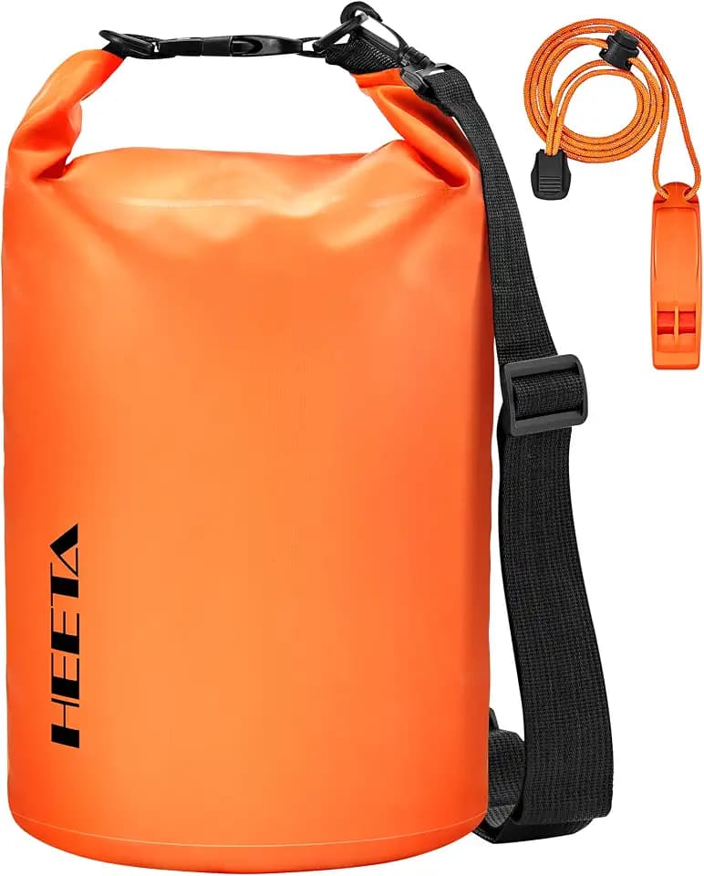 HEETA Waterproof Dry Bag Backpack with Emergency Whistle 5L/10L/20L/30L/40L