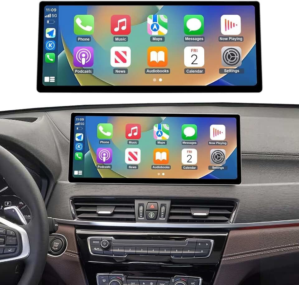 12,3 Zoll CarPlay Autoradio für 2016-2022 BMW X1 F48 mit EVO