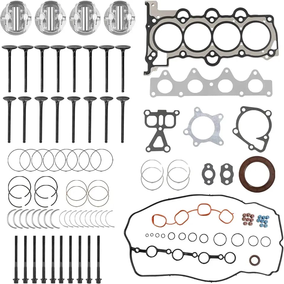 1.6L Engine Overhaul Rebuild Kit With Pistons & Rings Kit, Fit For G4FD Engine, Compatible with 2009–Present Hyundai Accent Tucson Kia Rio Soul Sportage, Replaces# HB320 HBHY22L HBK195 HS26554PT