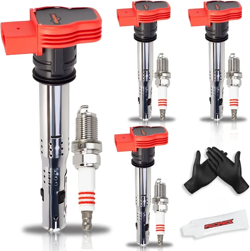Set of 6 Upgraded UF529 Ignition Coil Pack & Spark Plugs
