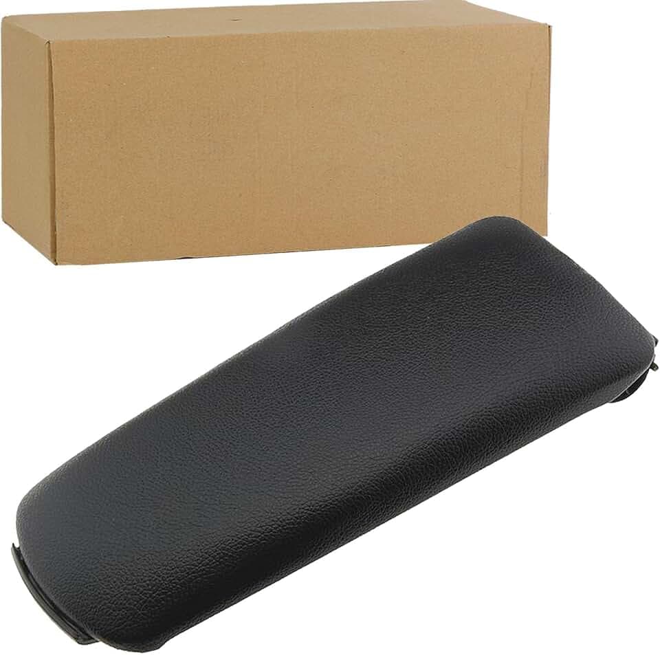 NTY Deckel Klappe Mittelarmlehne Schwarz Kunstleder für A4 B6 B7 Exeo