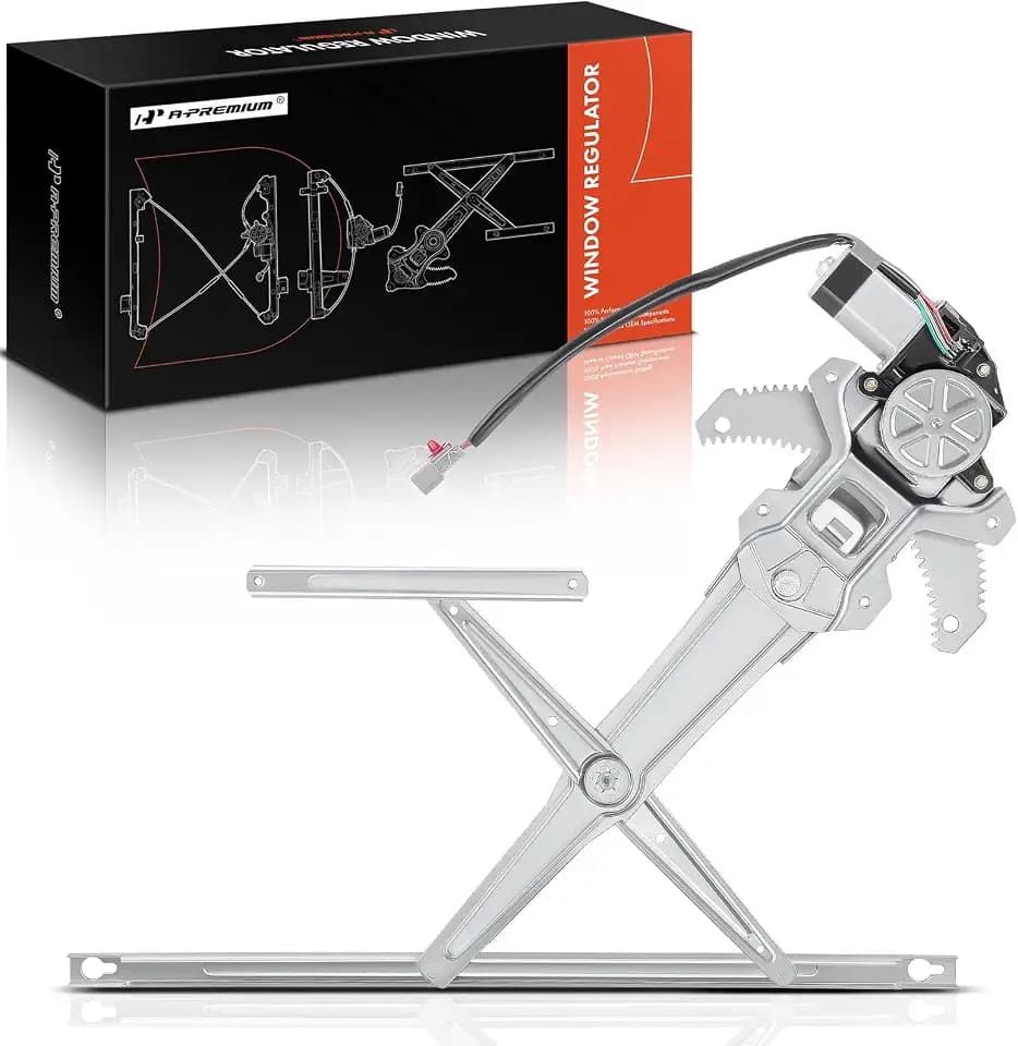 A-Premium Front Driver Side Power Window Regulator with Motor (4-Pin)