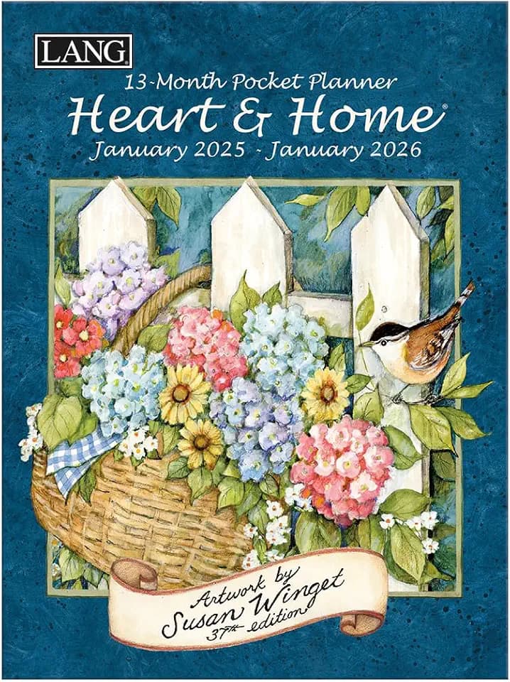 Lang, Heart and Home 2025 Monthly Pocket Planner by Susan Winget