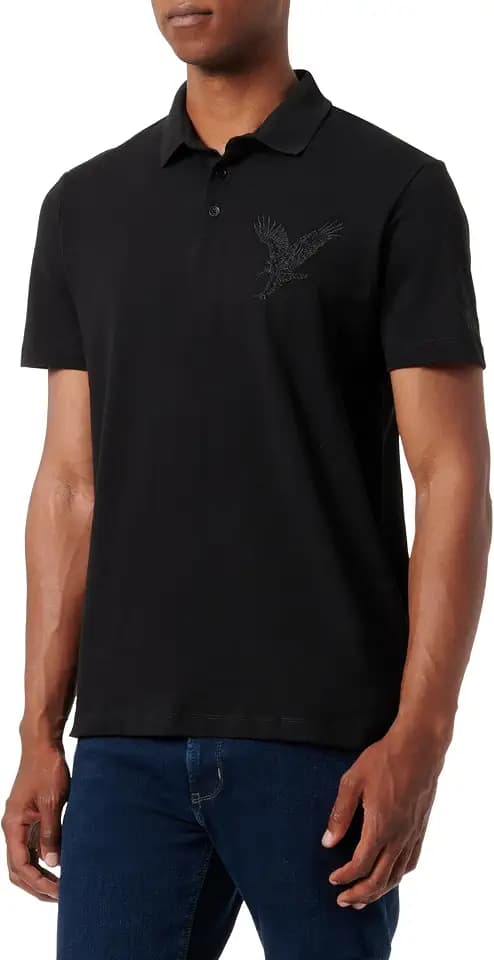 Armani Exchange Herren Ax Eagle Logo Regular Fit Piquet Polo Polo Shirt (1er Pack)