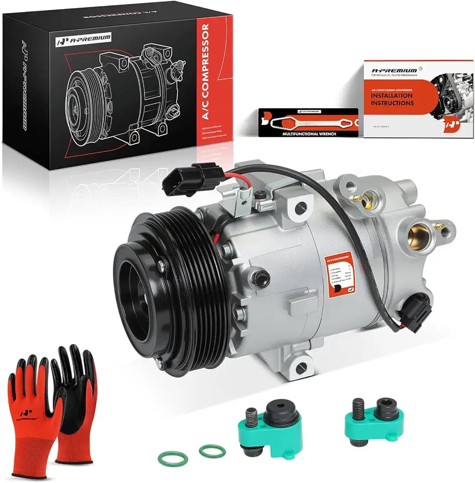 A-Premium Air Conditioner AC Compressor with Clutch