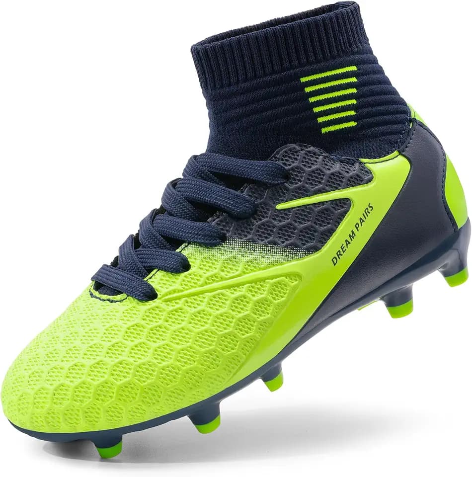 DREAM PAIRS Fußballschuhe Kinder Jungen Mädchen Atmungsaktive Fussball Schuhe Unisex Trainingsschuhe Sportschueh für Outdoor HZ19002K-E Größe EUR