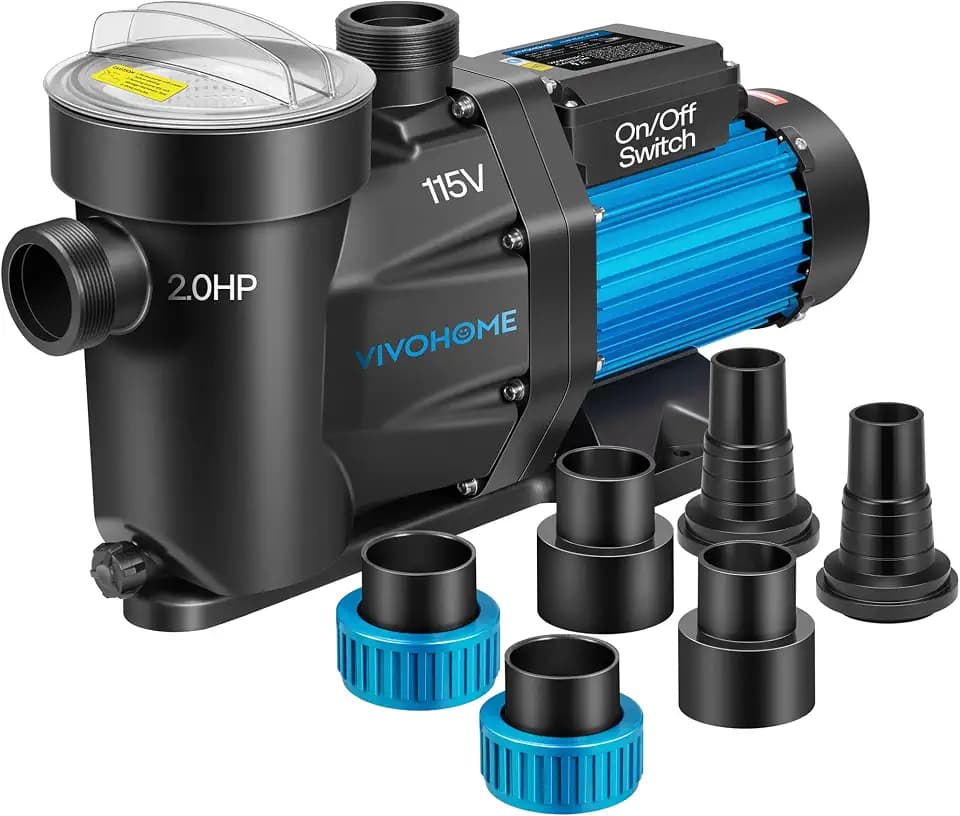 VIVOHOME 2.0HP 115V Pool Pump for in/Above Ground Pools
