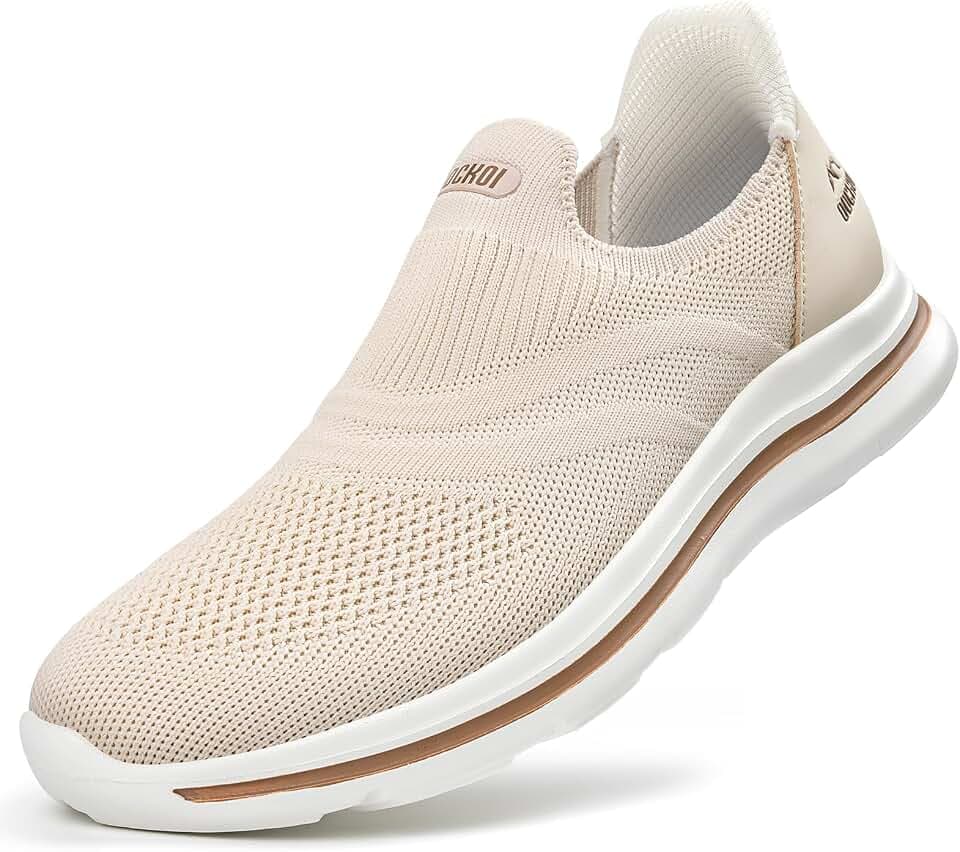 ODCKOI Slip On Sneaker Herren Ohne Schnürsenkel Schuhe Outdoor Sportschuhe Leichtgewichts Atmungsaktiv Hand-Free Freizeit Straßenlaufschuhe