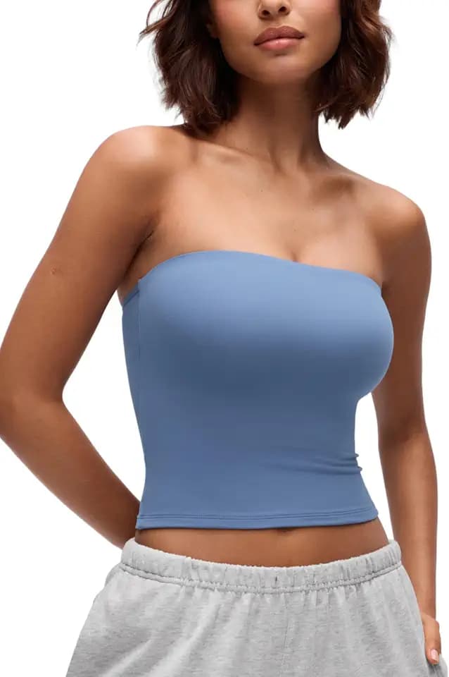 CRZ YOGA Softembrace Crop Tube Top