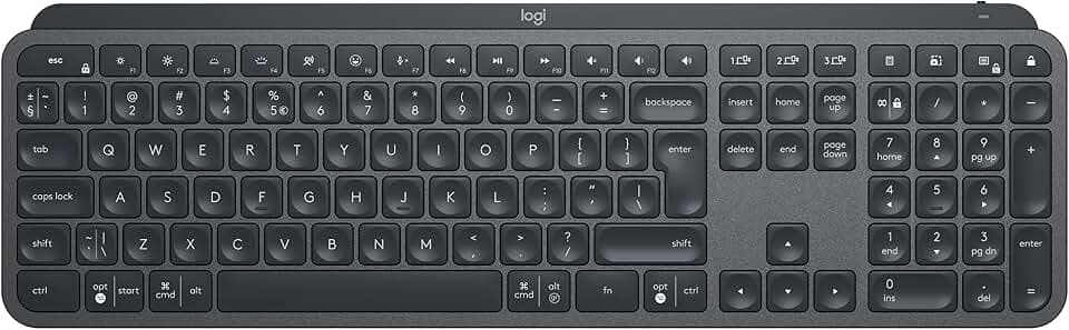 Logitech MX Keys for Business kabellose Tastatur mit Tastenbeleuchtung