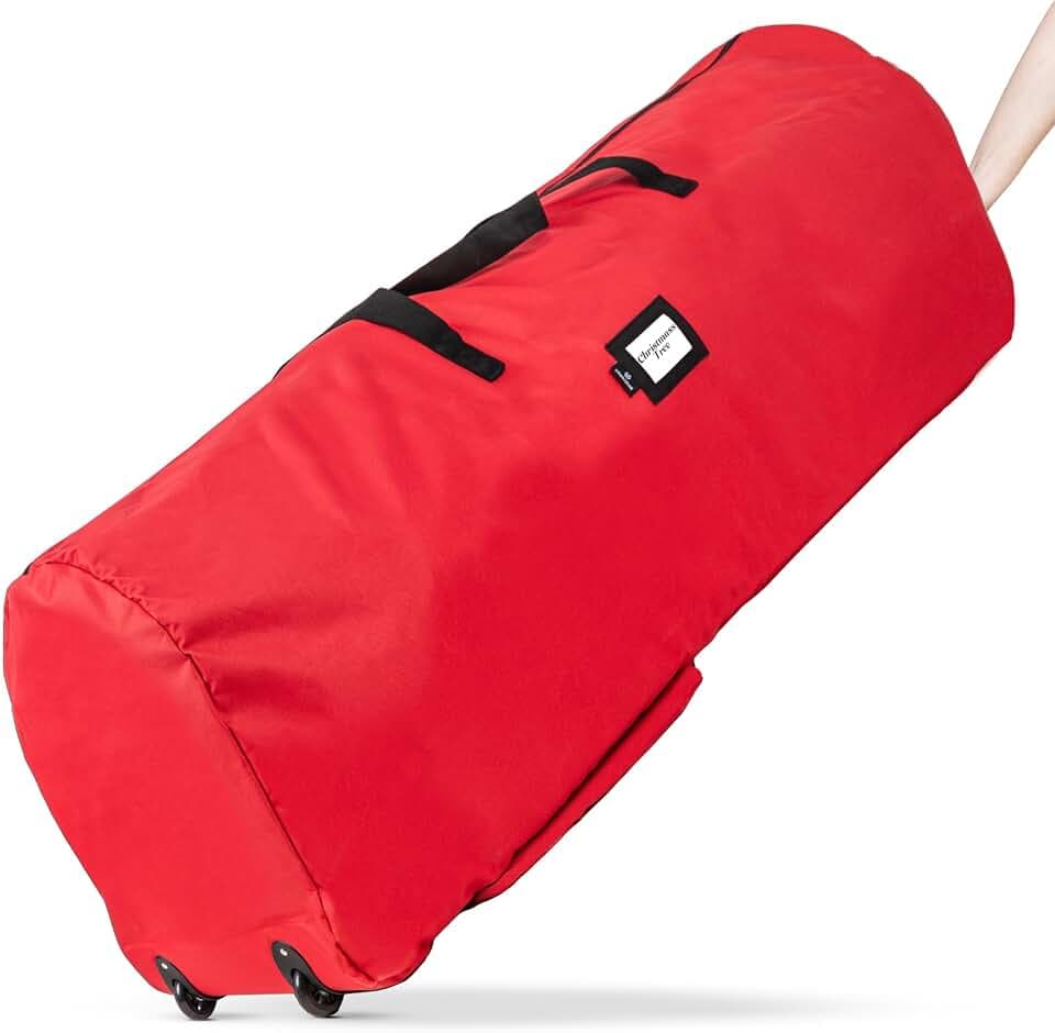 Handy Laundry Christmas Tree Storage Bag with Wheels - 600D Oxford, 9 Ft