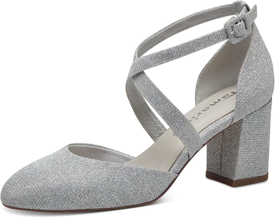 Tamaris 1-1-24414-41-001 Damen Riemchenpumps Textil schwarz