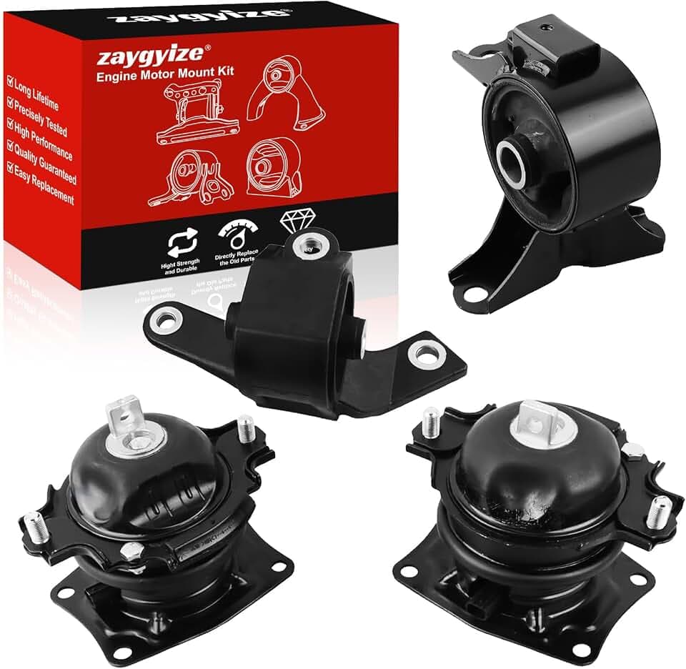 4Pcs Engine Motor Mount & Trans Mount Fit for Honda Pilot 2009-2015 V6 3.5L