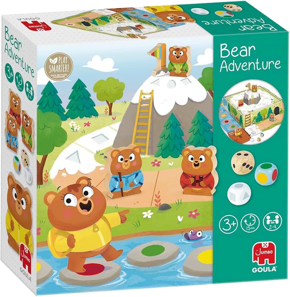 Goula Adventure Game – Gesellschaftsspiel für Kinder – 2 bis 4 Spieler