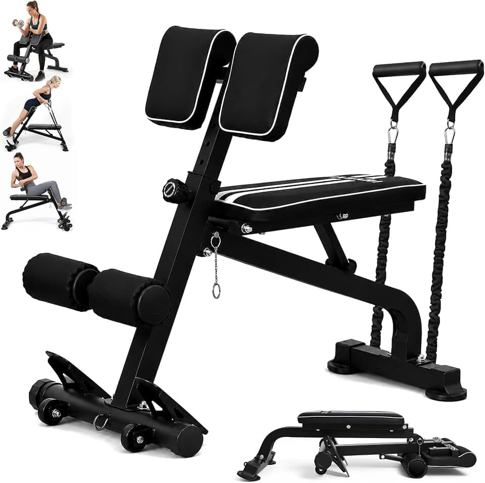 Upgraded Roman Chair for Back Extension & Full-Body Training