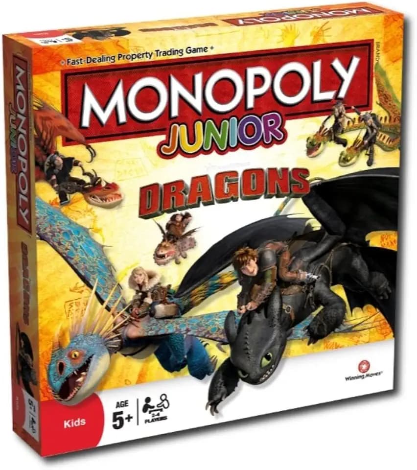 Monopoly Jr Dragons - English