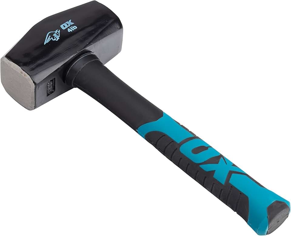 OX Trade Fibreglass Handle Club Hammer - 4 lb