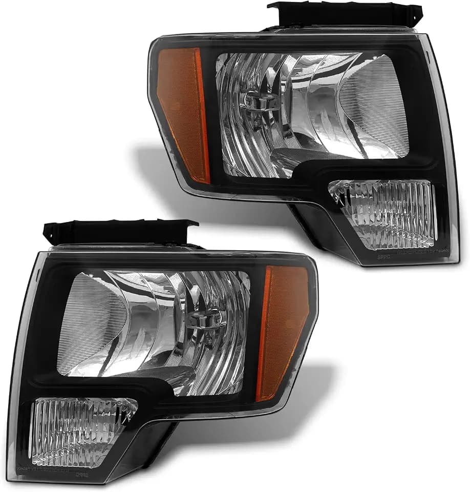 for 2009-2014 Ford F150 Halogen Headlight W/O Bulbs