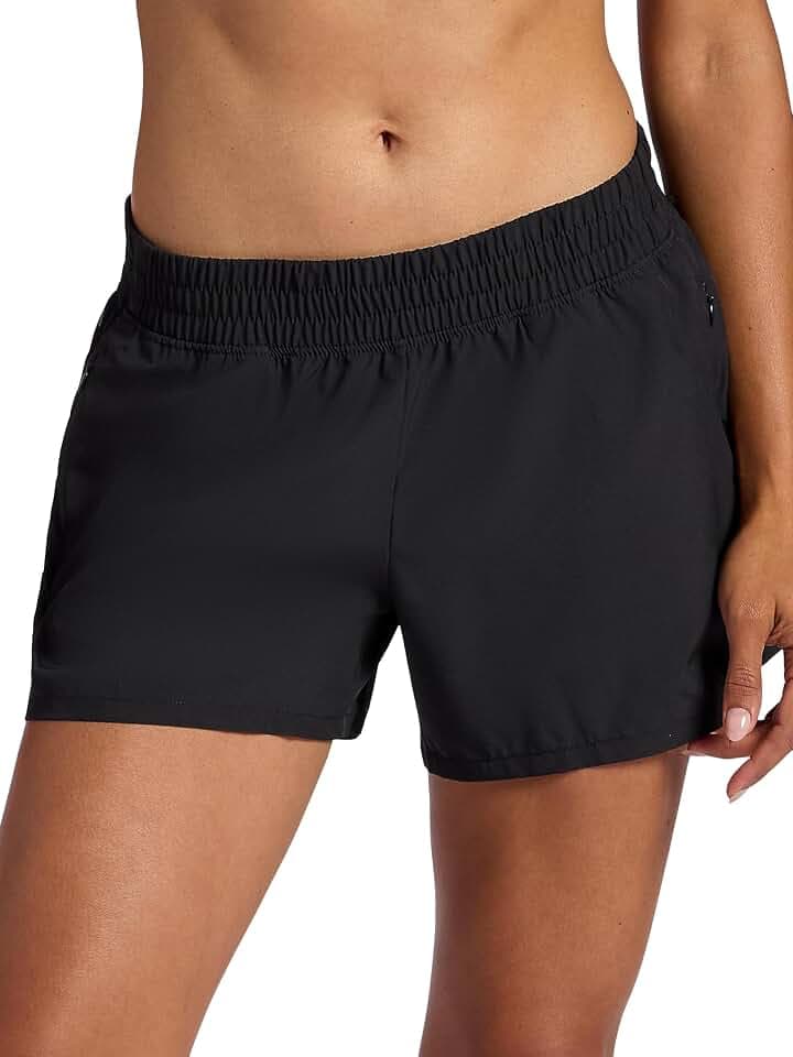 Head Women's Rally Woven Short, Relaxed Fit, 4” Inseam, Mid-Rise, Stretch Lightweight Material, Moisture-Wicking