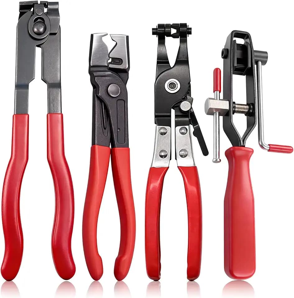 Professionelles 4 Stk Schlauchklemmenzange Set Zange für KFZ-Reparaturen