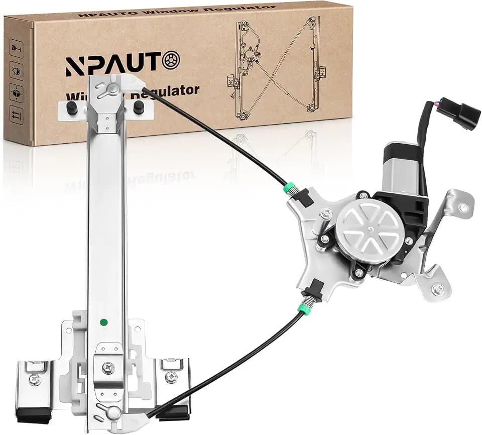 NPAUTO Rear Right Passenger Side Power Window Regulator with Motor fit for 07-14 Chevy Tahoe, GMC Yukon, Cadillac Escalade 2007 2008 2009 2010 2011 2012 2013 2014, 741-391