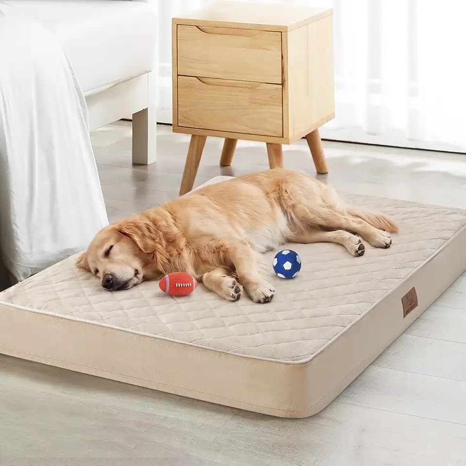 WNPETHOME Orthopedic Giant Human Dog Beds for Adult & Dog Cozy Sleep