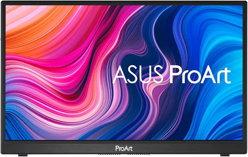 ASUS ProArt Display 14” 1080P Portable Touchscreen Monitor (PA148CTV) - Full HD, IPS, 100% sRGB/Rec.709, Color Accuracy ΔE < 2, Calman Verified, USB-C Power Delivery, Micro HDMI, Tripod Socket