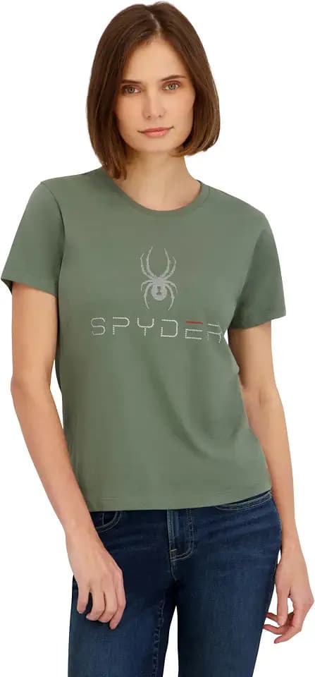 Spyder Women's Core Classic Logo Graphic Short Sleeve Tee T-Shirt