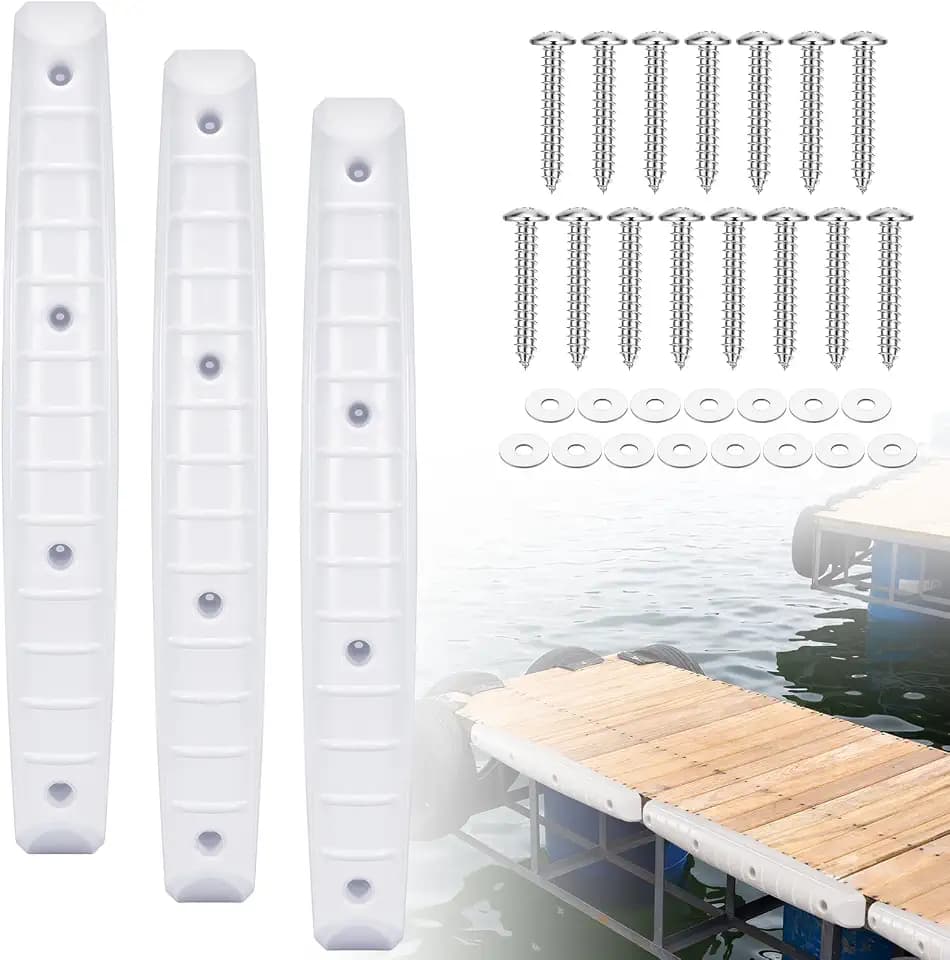 Menkxi Boat Dock Fenders Bumpers, Straight-Edge, Uv-Resistant
