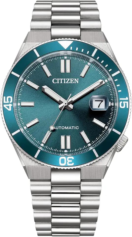 Citizen Herrenuhr Tsuyosa Shore Automatik mit Edelstahl Armband und Saphirglas 10 ATM