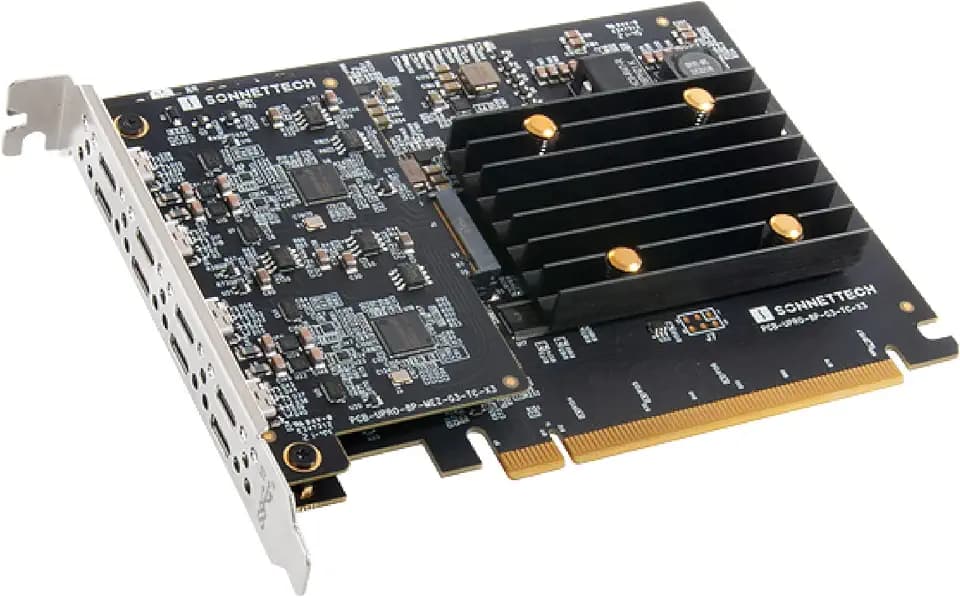 Sonnet Allegro Pro USB-C 8-Port 10Gbps USB 3.2 PCIe Card Mac Windows Linux