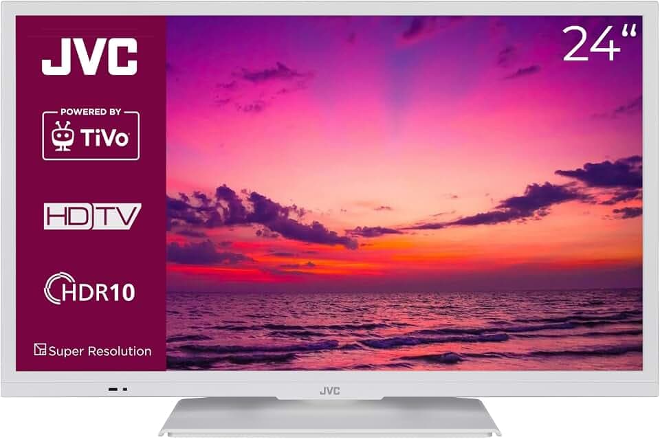 JVC Fernseher 24 Zoll Smart TV powered by TiVo (HD-Ready, HDR, Triple-Tuner, 6 Monate HD+ inkl.) LT-24VH5455W
