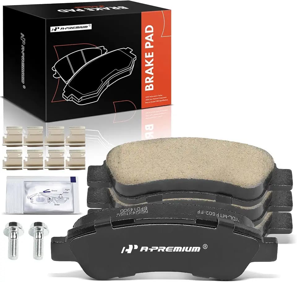 A-Premium Rear Ceramic Brake Pads Compatible with Ram