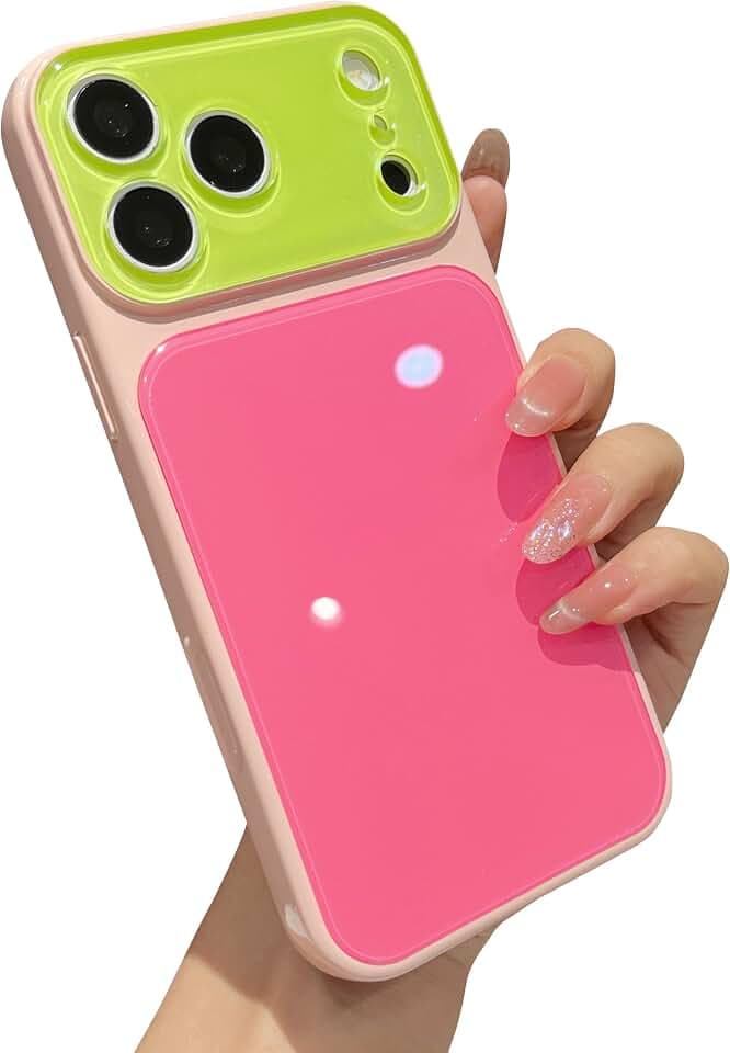 Caseative for iPhone 17 Pro Max Case, Red Yellow