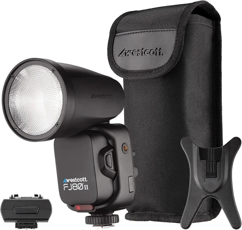 Westcott FJ80 II M Universal Touchscreen 80WS SPEEDLIGHT with Adapter for Sony Cameras